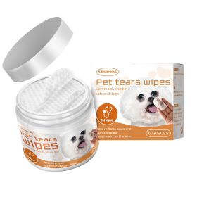Yegbong Pet Wet Wipes Cleaning Dogs And Cats Tear Stain Removal Eye Cleaning Eye Wipes Eye Dirt Removal Cotton Pads (Option: 1Pcs)